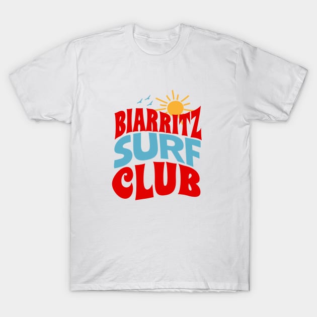 Biarritz Surf Club - Surf Club - T-Shirt | TeePublic